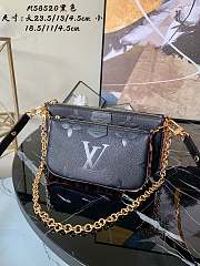 Louis Vuitton Multi Pochette Accessoires Black M58520 Size 23.5×13×4.5 cm - 1