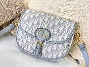 Dior Bobby Handbag Canvas Embroidery Gray M9319 Size 22 x 17 x 6 cm - 2