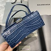 Balencia Parisian Crocodile Navy Blue Size 19 x 8 x 11 cm - 4