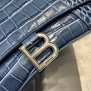 Balencia Parisian Crocodile Navy Blue Size 23 x 10 x 14 cm - 3