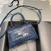 Balencia Parisian Crocodile Navy Blue Size 23 x 10 x 14 cm - 2