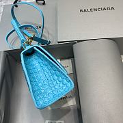 Balencia Parisian Crocodile Sky Blue Size 19 x 8 x 11 cm - 3