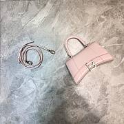 Balencia Hourglass Bag Light Pink Size 19 x 8 x 21 cm - 1