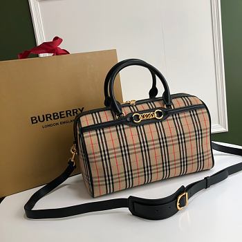 Burberry Bowling Bag Size 31 x 16.5 x 19 cm