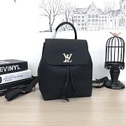 LV Lockme Backpack Black M41815 Size 22 x 28 x 13 cm - 1