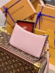 LV Pink Water Ripple M80483 Size 19 x 11.5 x 3 cm - 4