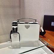 Prada Camera Bag White 2VH069 Size 22 x 16 x 6 cm - 1