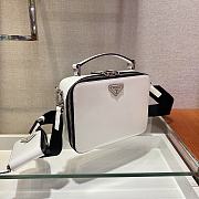 Prada Camera Bag White 2VH069 Size 22 x 16 x 6 cm - 3