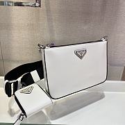 Prada Shoulder Bag White 2VH129 Size 22 x 14 x 2.5 cm - 3