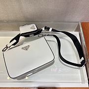 Prada Shoulder Bag White 2VH129 Size 22 x 14 x 2.5 cm - 2