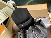 LV Montsouris Backpack Black M45205 Size 27.5 x 33 x 14 cm - 4