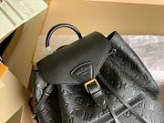 LV Montsouris Backpack Black M45205 Size 27.5 x 33 x 14 cm - 5