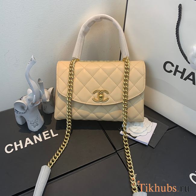 Chanel Handbag Beige AS1175 Size 14 x 23 x 9 cm - 1