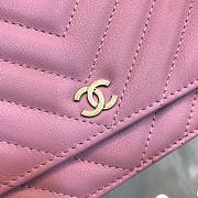 Chanel Woc Chain Pink 33814 Size 13 × 19.5 × 3.5 cm - 4