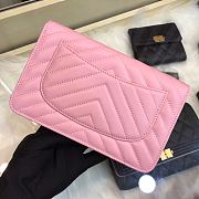 Chanel Woc Chain Pink 33814 Size 13 × 19.5 × 3.5 cm - 3