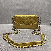 Chanel Gabrielle Yellow 94505 Size 18 x 6 x 11 cm - 6