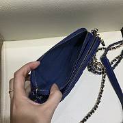 Chanel Gabrielle Dark Blue 94505 Size 18 x 6 x 11 cm - 2