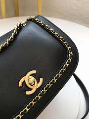 Chanel Dumpling Bag Black AS0371 Size 22 x 7 x 15 cm - 5