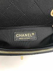 Chanel Dumpling Bag Black AS0371 Size 22 x 7 x 15 cm - 3