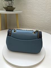 Chanel Dumpling Bag Blue AS0371 Size 22 x 7 x 15 cm - 2