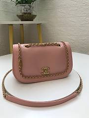 Chanel Dumpling Bag Pink AS0371 Size 22 x 7 x 15 cm - 1