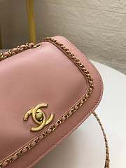 Chanel Dumpling Bag Pink AS0371 Size 22 x 7 x 15 cm - 3