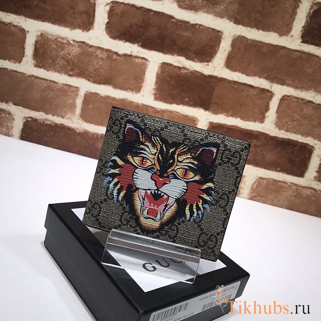 Gucci Men Wallet Cat Head 451268 - 1