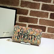 Gucci Long Wallet Floral Print 636249 Size 19 x 10.5 x 2 cm - 1