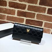 Gucci Long Wallet Black 548055 Size 19 x 10.5 x 2.5 cm - 1