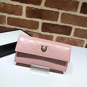 Gucci Long Wallet Pink 548055 Size 19 x 10.5 x 2.5 cm - 1