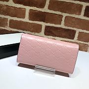 Gucci Long Wallet Pink 548055 Size 19 x 10.5 x 2.5 cm - 5