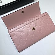 Gucci Long Wallet Pink 548055 Size 19 x 10.5 x 2.5 cm - 4