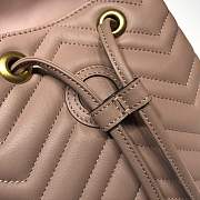 Gucci GG Marmont Matelassé Backpack Nude Powder 528129 Size 19 x 18.5 x 10 cm - 5