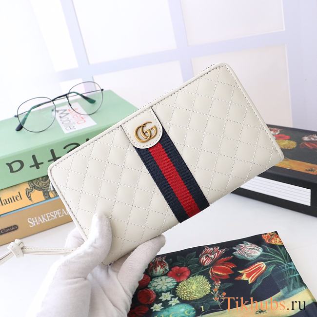 Gucci Wallet White 536450 Size 19.5 x 10 x 3 cm - 1