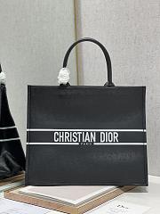 Dior Book Tote Shopping Bag Punching Black 1286 Size 41 x 32 cm - 1