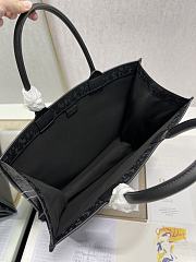 Dior Book Tote Shopping Bag Punching Black 1286 Size 41 x 32 cm - 6