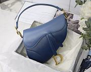 Dior Saddle Gradient Blue M9001 Size 25.5 x 20 x 6.5 cm - 1