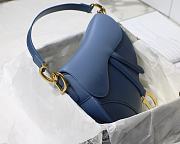 Dior Saddle Gradient Blue M9001 Size 25.5 x 20 x 6.5 cm - 6