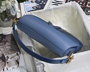 Dior Saddle Gradient Blue M9001 Size 25.5 x 20 x 6.5 cm - 4