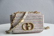 Dior Caro Embroidery CD Logo 2023 Size 20 x 12 x 7 cm - 3