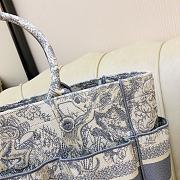 Dior Beach Bag Book Tote Old Flower 9028 Size 42 x 30 x 17 cm - 5