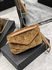 YSL Loulou Wool And Leather 577476 Size 29 × 17 × 11 cm - 4