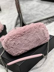 YSL Loulou Puffer Pink 577476 Size 29 × 17 × 11 cm - 6