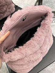 YSL Loulou Puffer Pink 577476 Size 29 × 17 × 11 cm - 5