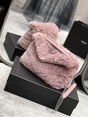 YSL Loulou Puffer Pink 577476 Size 29 × 17 × 11 cm - 2