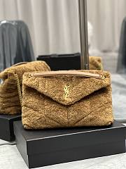 YSL Loulou Wool And Leather 577475 Size 35 × 23 × 13.5 cm - 1