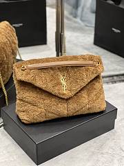 YSL Loulou Wool And Leather 577475 Size 35 × 23 × 13.5 cm - 6