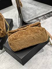 YSL Loulou Wool And Leather 577475 Size 35 × 23 × 13.5 cm - 5