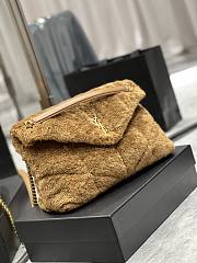 YSL Loulou Wool And Leather 577475 Size 35 × 23 × 13.5 cm - 2