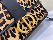 Dior Montaigne 30 Flower Leopard Print Size 24 cm - 2